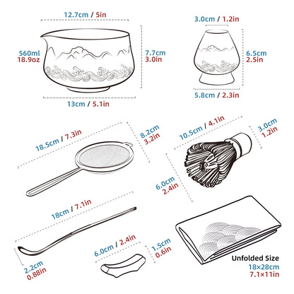 Matcha Set-Beginner Set Snow Mountain Green