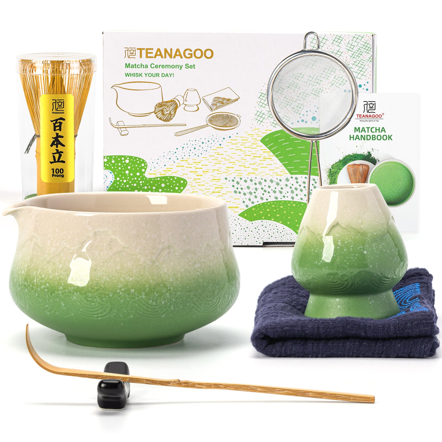 Matcha Set-Beginner Set Snow Mountain Green