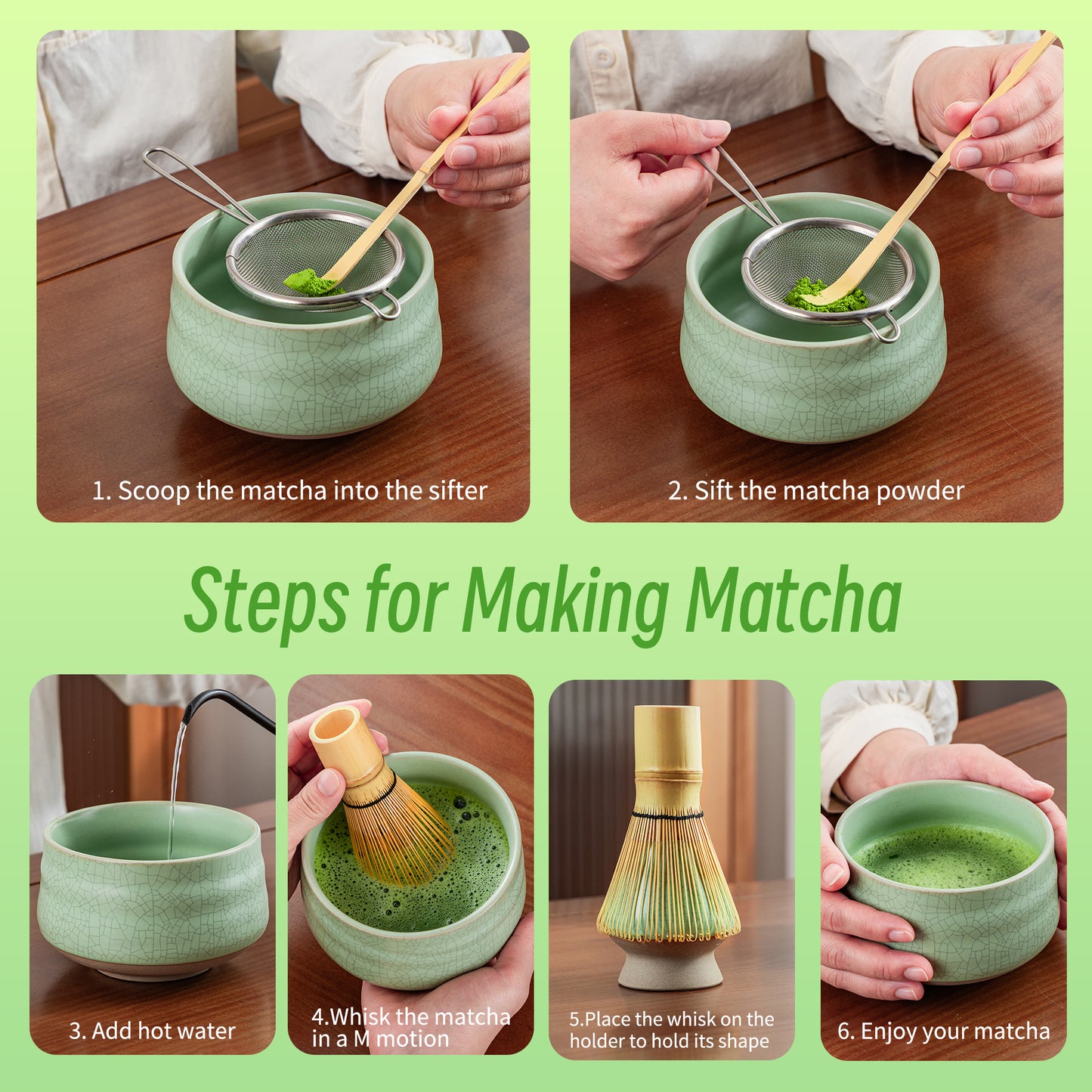 Set de Matcha - Set para principiantes Green Web 