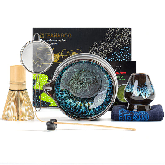 Matcha Set-Beginner Set Skyfall Pointy Bowl