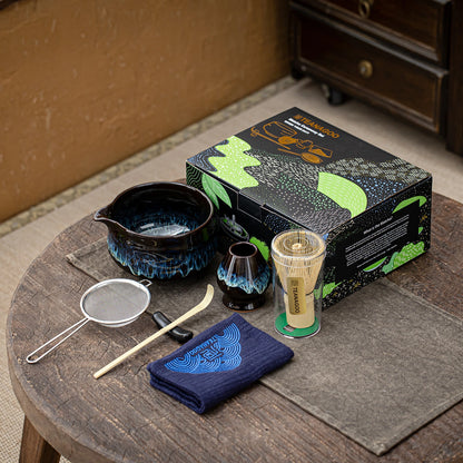 Matcha Set-Beginner Set Skyfall Pointy Bowl