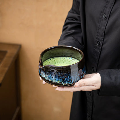 Matcha Set-Beginner Set Skyfall Pointy Bowl