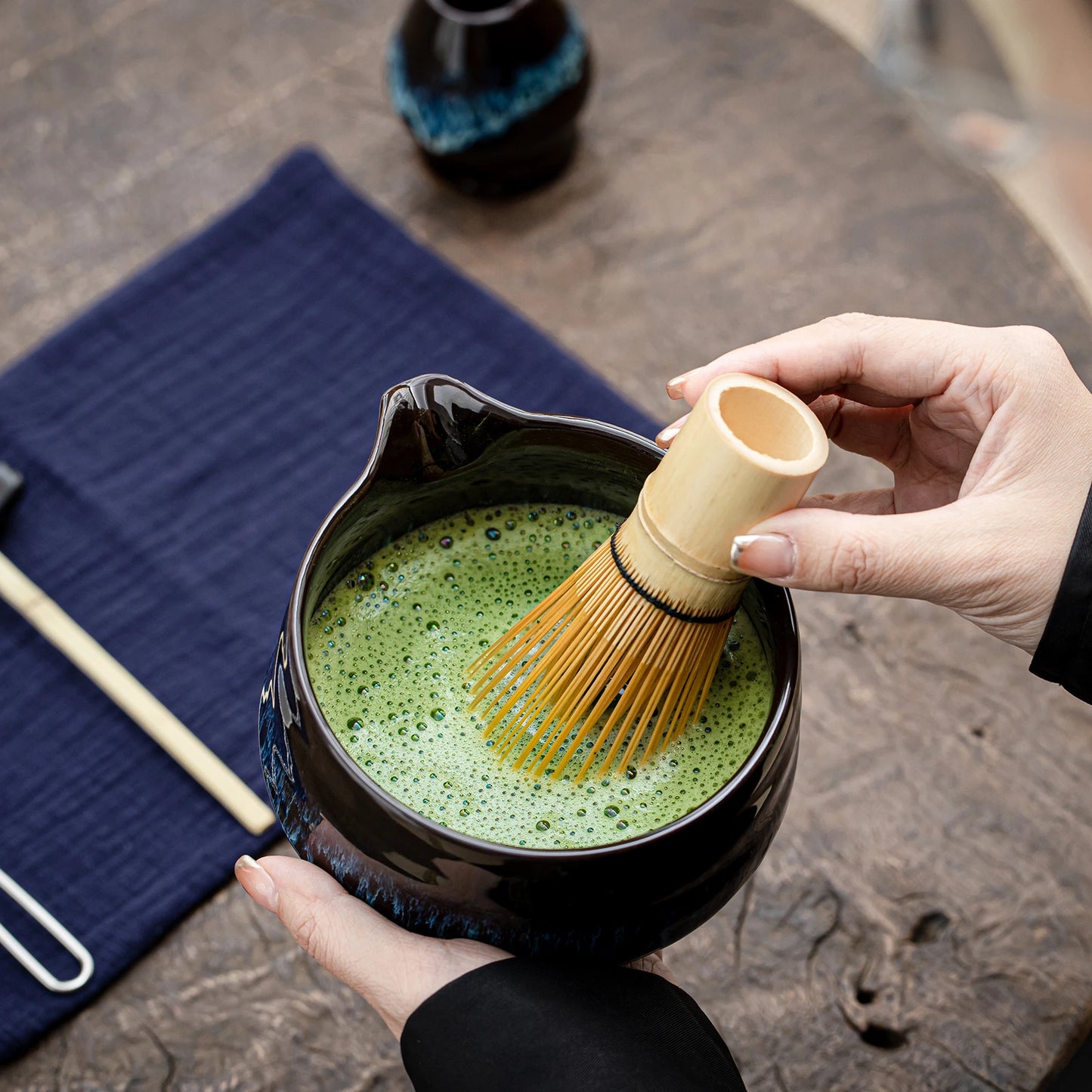 Matcha Set-Beginner Set Skyfall Pointy Bowl