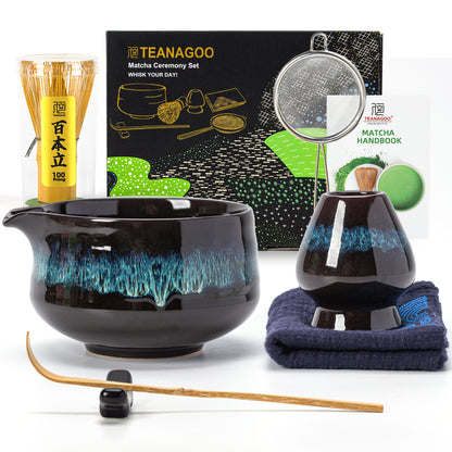Matcha Set-Beginner Set Skyfall Pointy Bowl