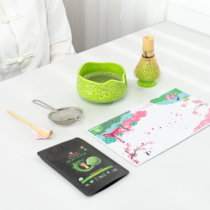 Matcha Set-Beginner Sakura Green