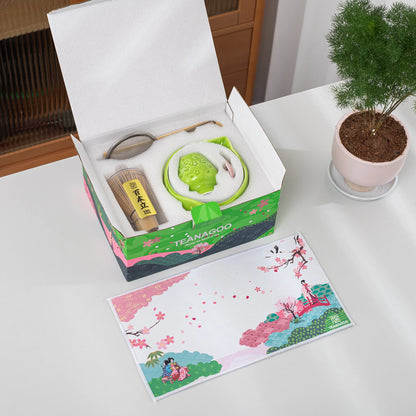 Matcha Set-Beginner Sakura Green