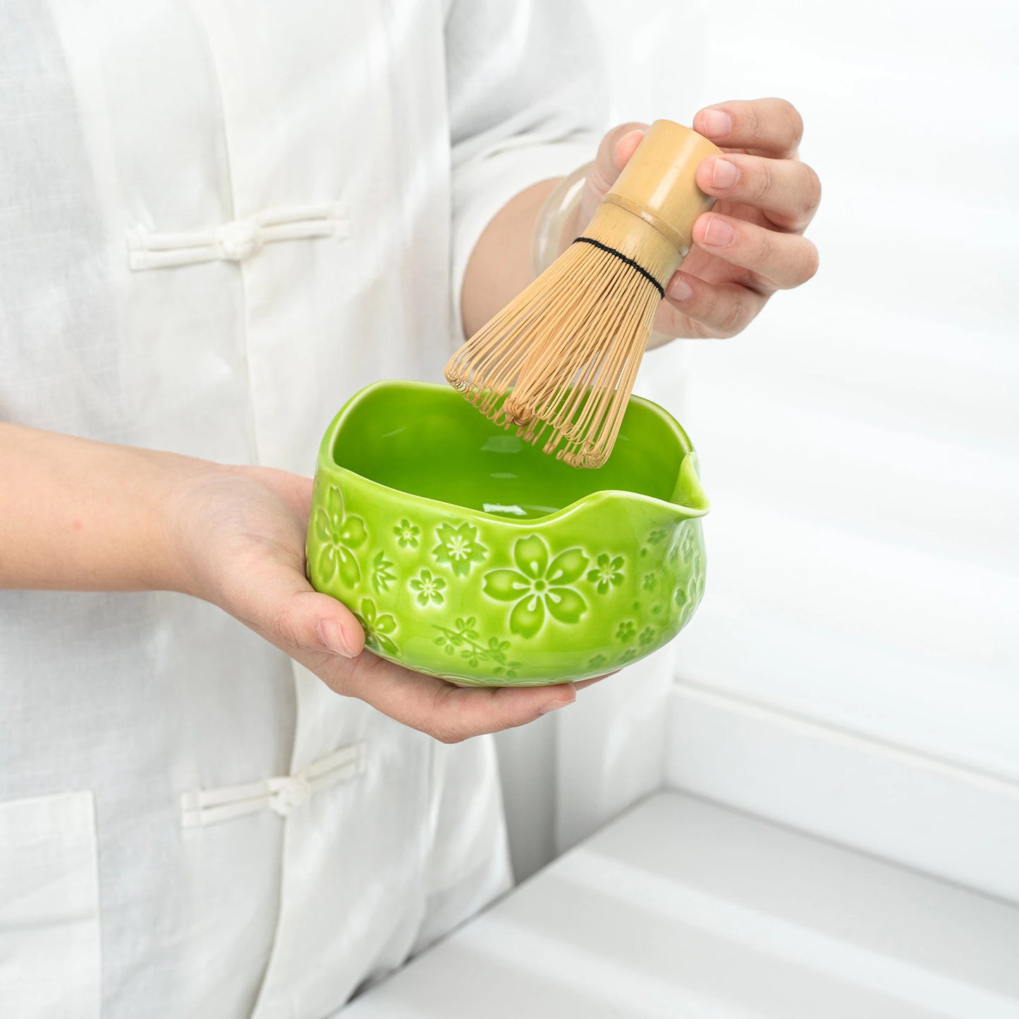 Matcha Set-Beginner Sakura Green