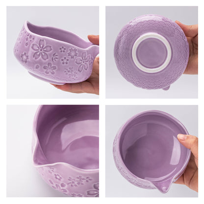 Matcha Set-Beginner Set Sakura Purple