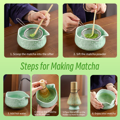 Matcha Set-Beginner Green Plums