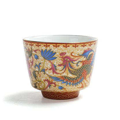Porcelain Phoenix Teacup 100ml