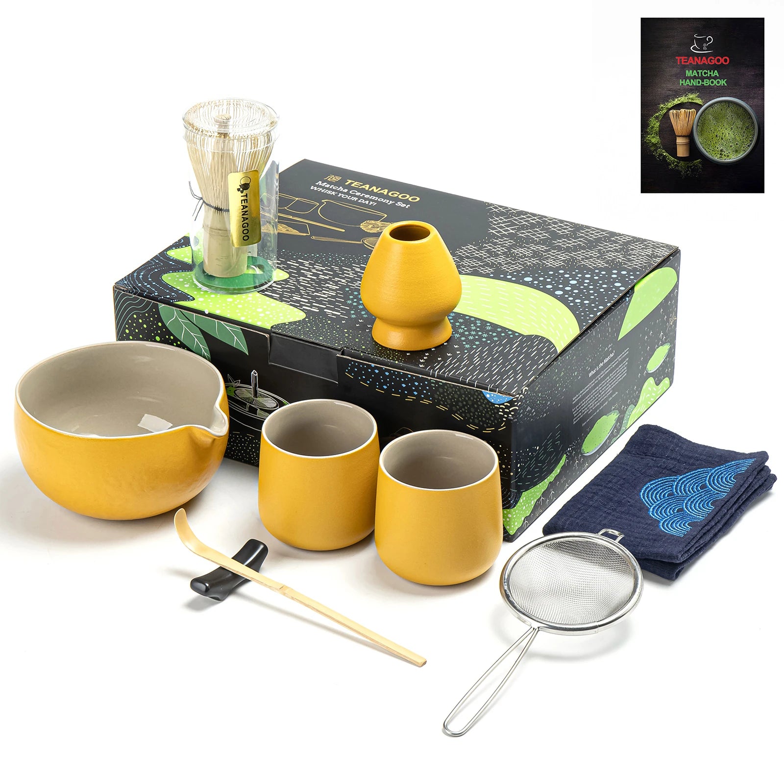 Matcha Set-Sharing Set Yellow - TEANAGOO