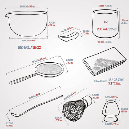 Matcha Set-Sharing Set Yellow