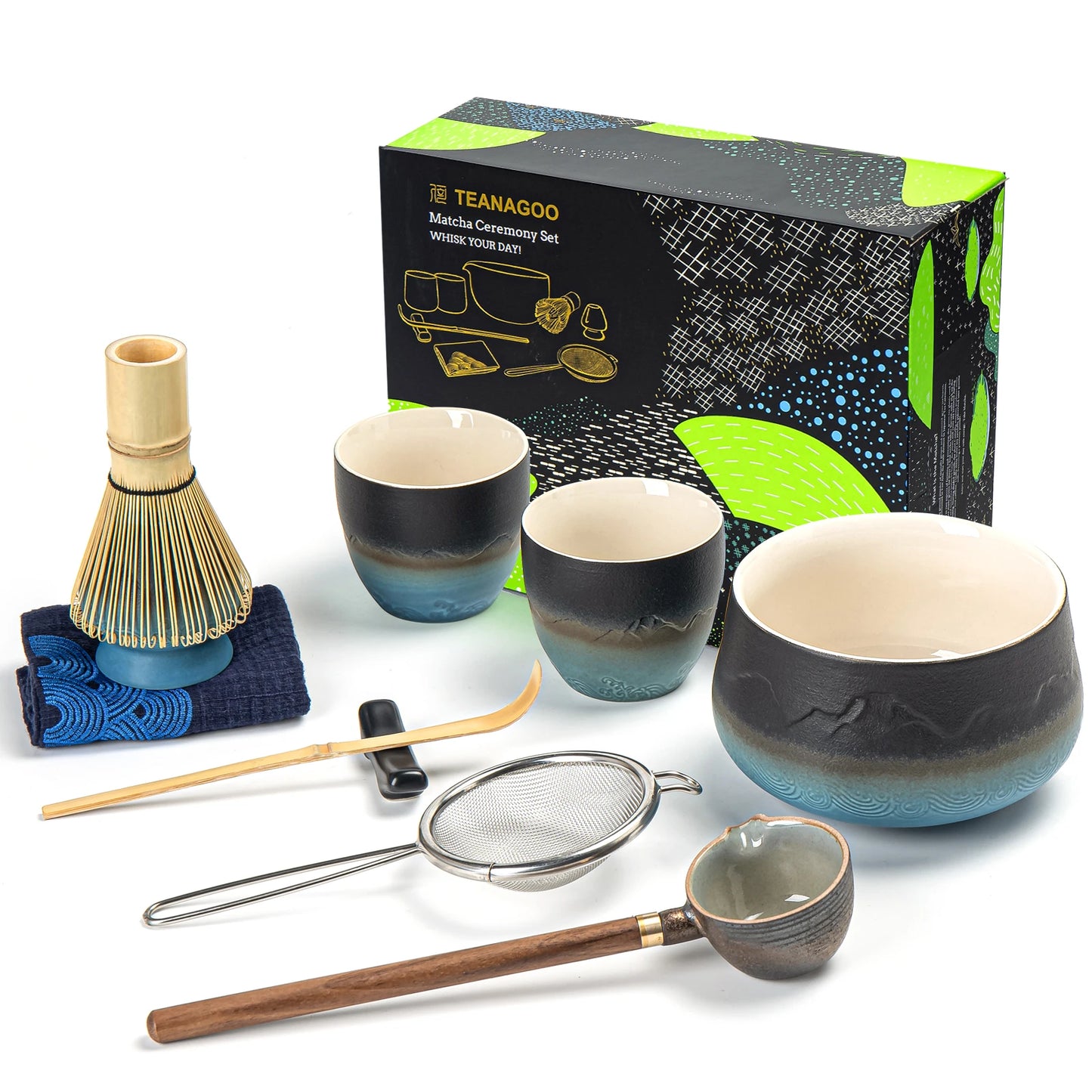 Black Blue Matcha Bowl