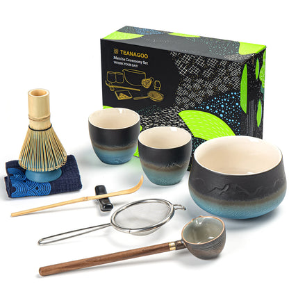 Black Blue Matcha Bowl