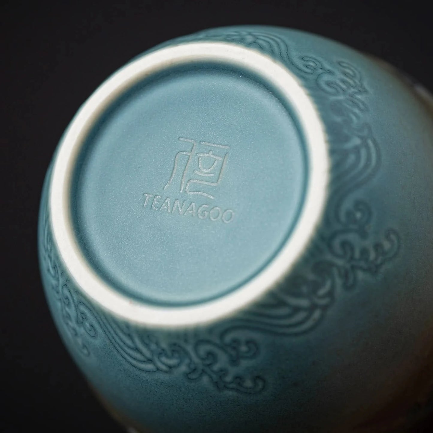 Matcha Set-Sharing Set Landscape Black Blue Pointy Bowl