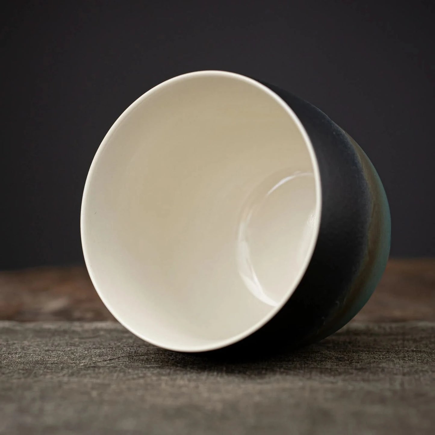 Matcha Set-Sharing Set Landscape Black Blue Pointy Bowl