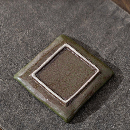 Ancient Script ZEN Cup Mat Bamboo Green