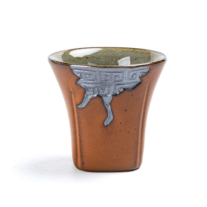 Rustic ZEN Tea Cup Earth Tone 30ml