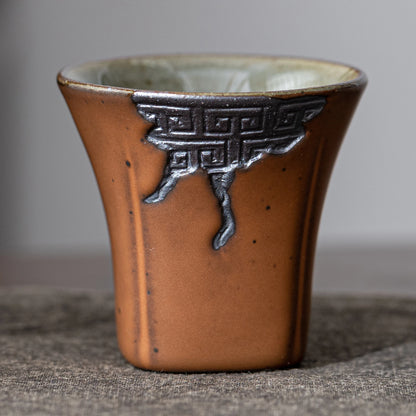 Rustic ZEN Tea Cup Earth Tone 30ml