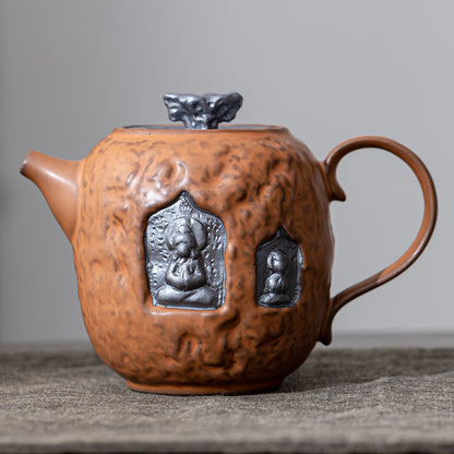 Dunhuang ZEN Tea Pot Earth Tone 200ml