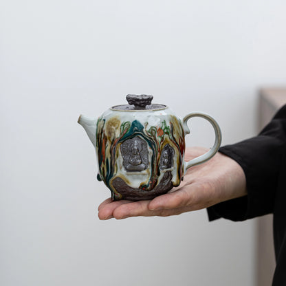 Dunhuang ZEN Tea Pot Shino Ware 200ml