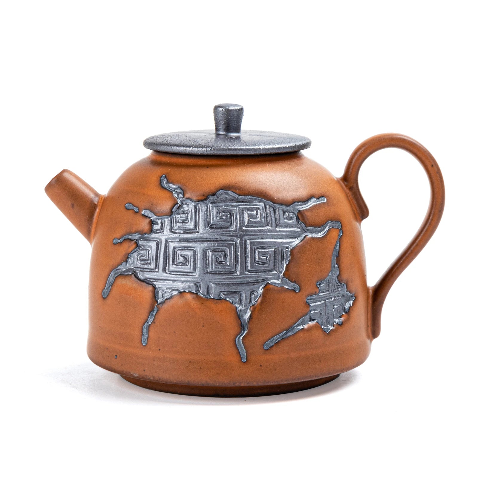 Scrip Pot Ancient Script ZEN Pot Earth Tone 180ml - TEANAGOO