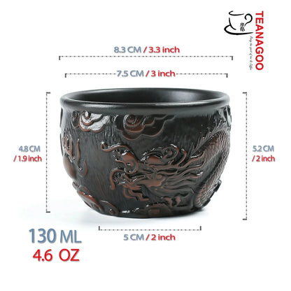 Dragon Teacup,130ml /4.6oz