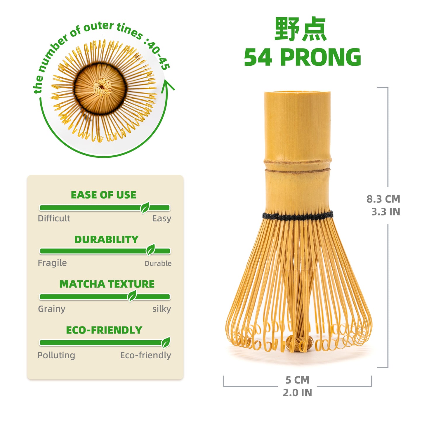 Matcha Whisk / Nodate (54 prong)