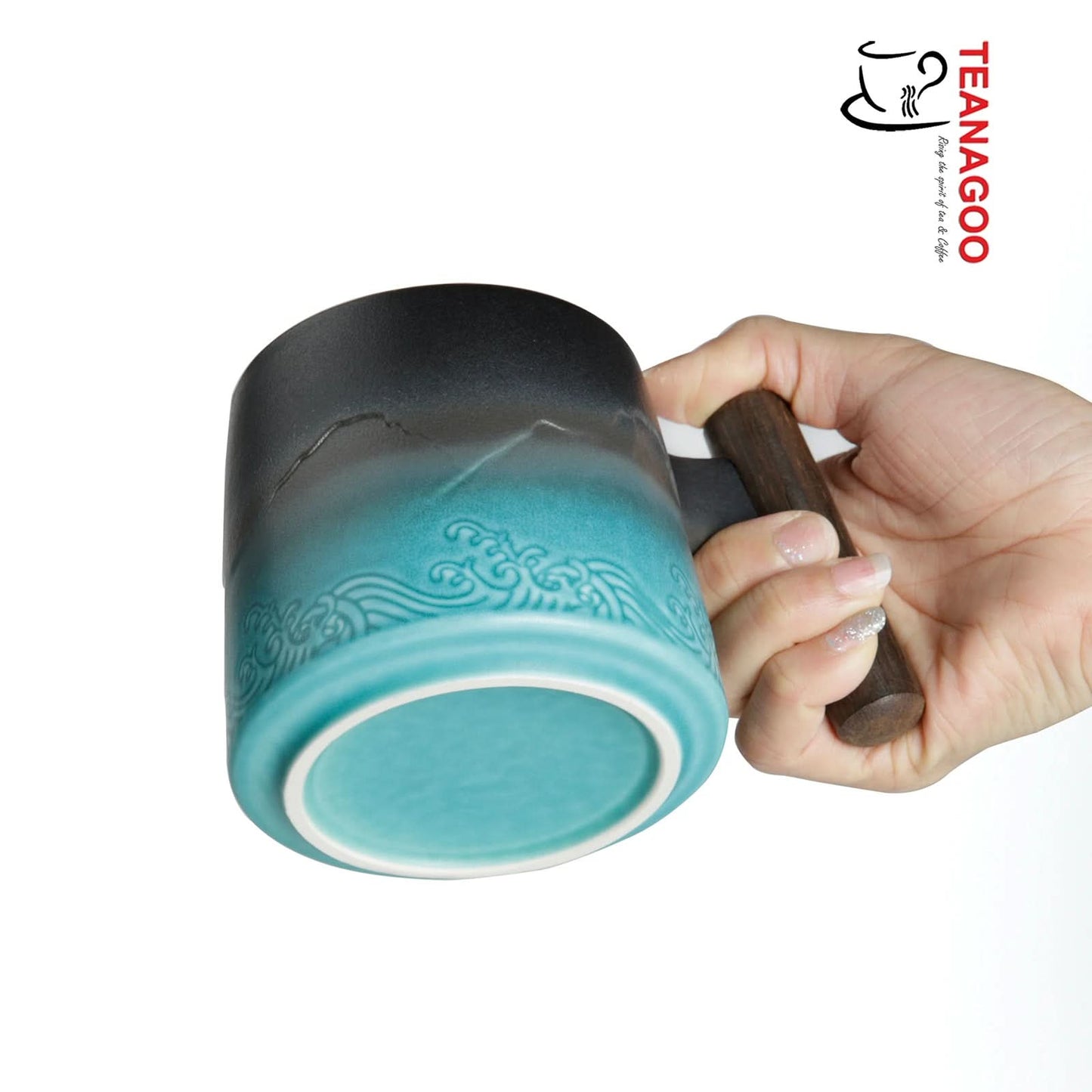 Mountain and Seawave Infusion Mug