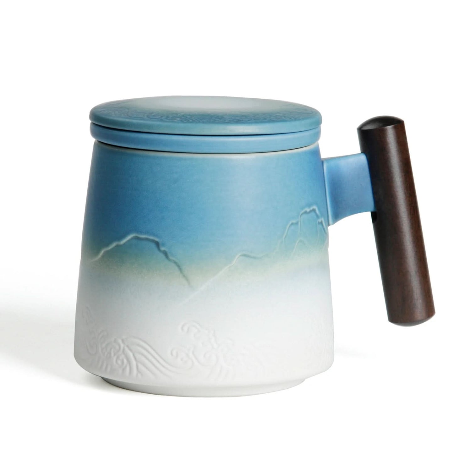 Mountain and Seawave Infusion Mug