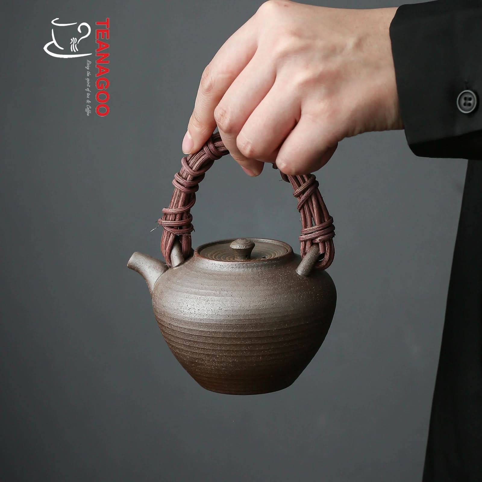 Handcrafted Pottery Clay Teapot 185ml Ceramic Tea Accessory