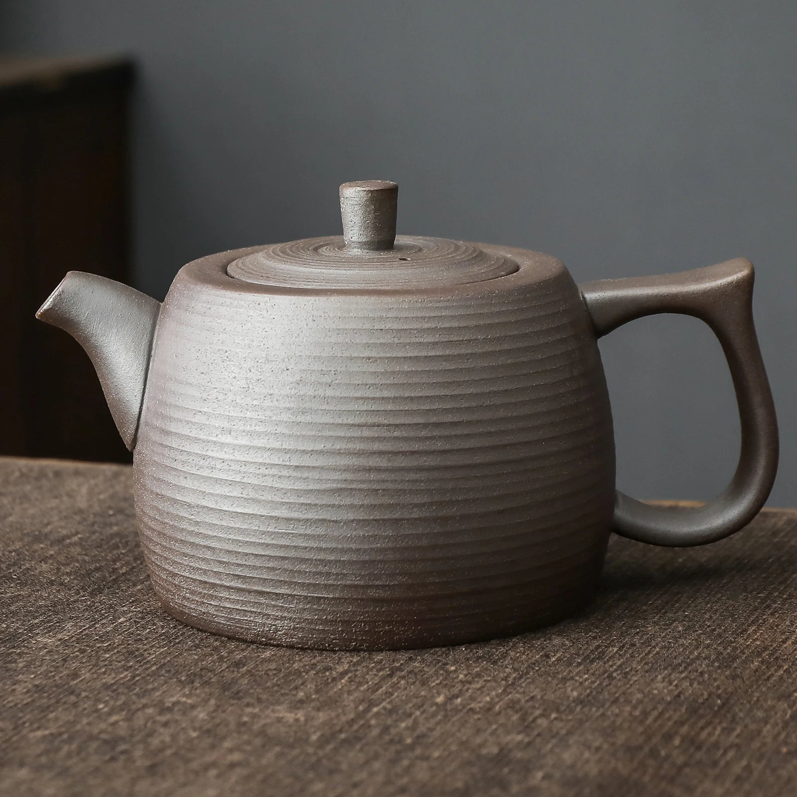 Handcrafted Pottery Clay Teapot 220ml Ceramic Tea Accessory