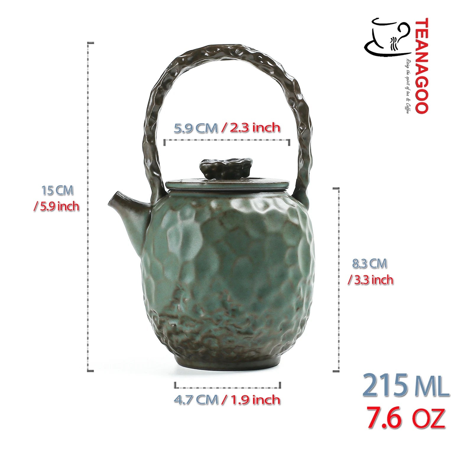 Chinese Glazed Gongfu Teapot Handmade Ceramic Japan Tea ware