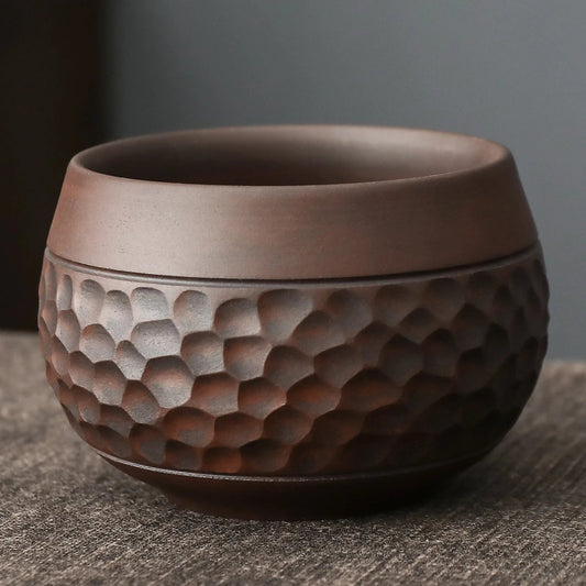 Handmade Ceramic Teacup Pottery Clay Tea Cup 45ml