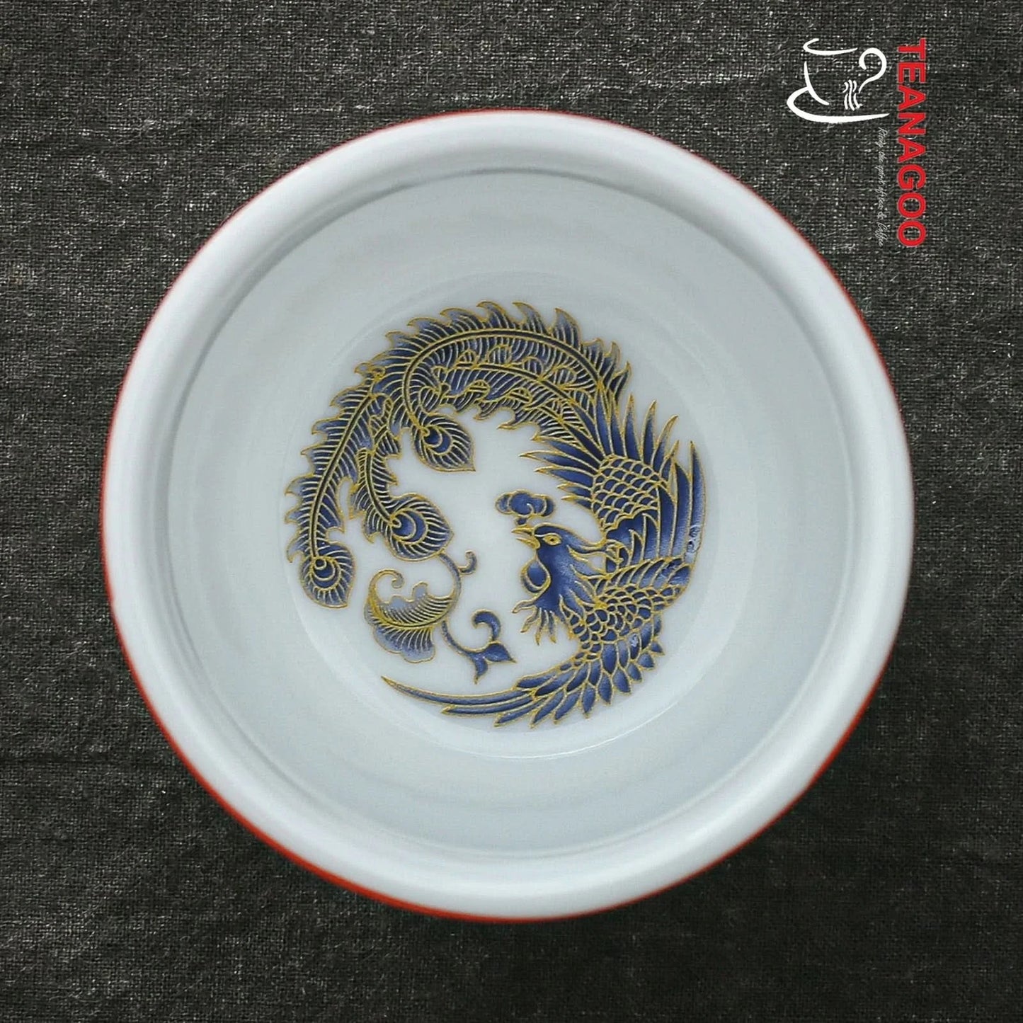 Handmade Chinese Porcelain Teacup Enamel Ceramic cup 120ml