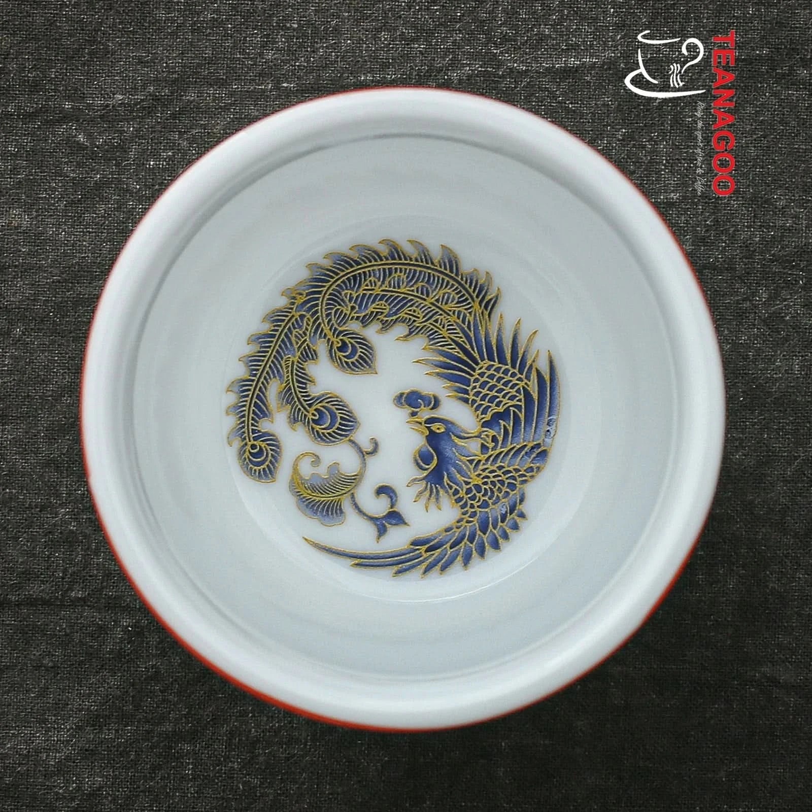 Handmade Chinese Porcelain Teacup Enamel Ceramic cup 120ml