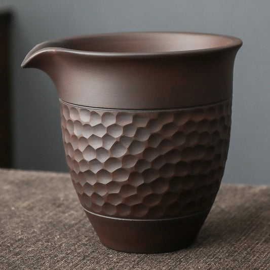 Handmade Pottery Fair Cup 140ml Clay Tea Ware Tea Accessory