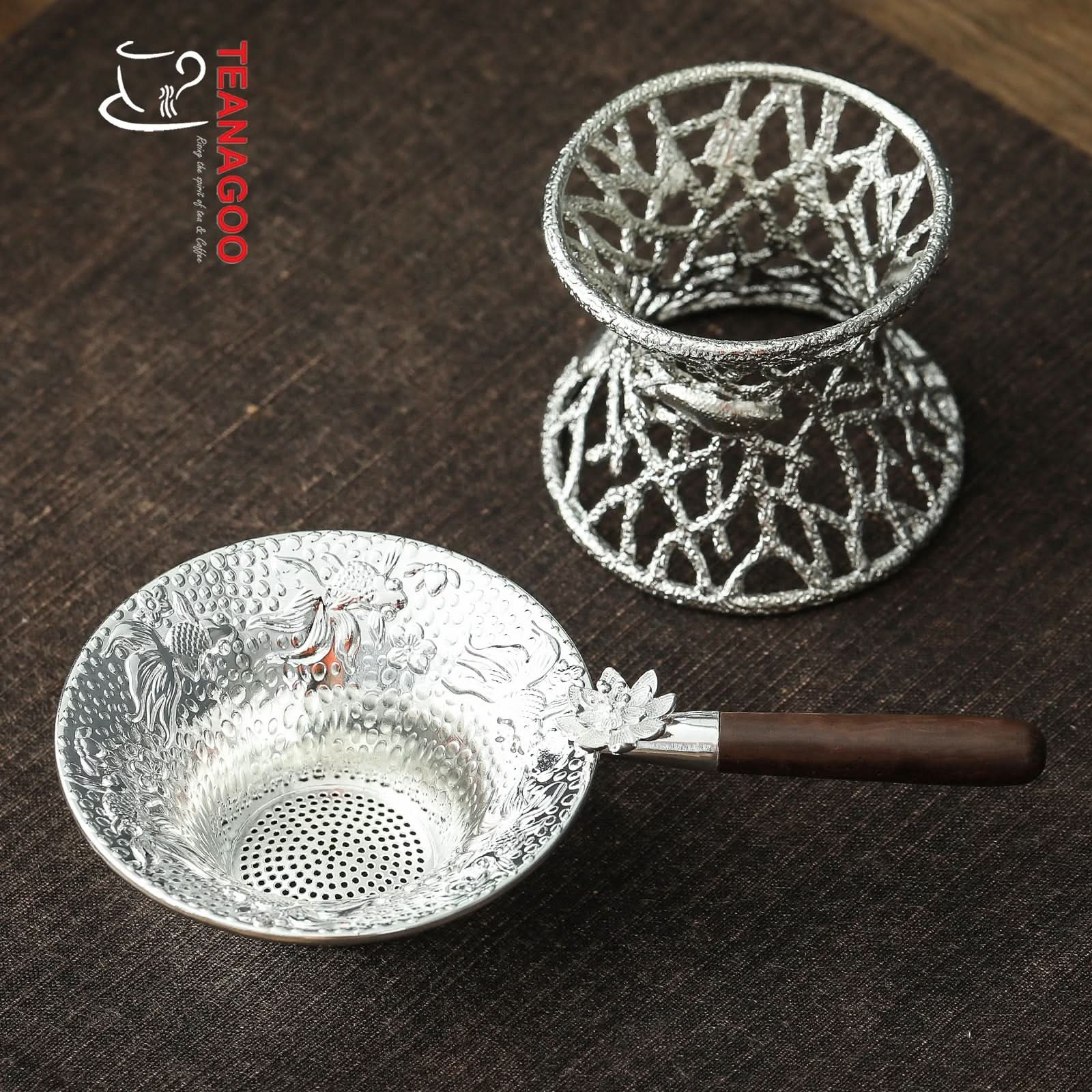 Handmade Tea Strainer and Holder Tea Set Creative Tea Accessories Teaware