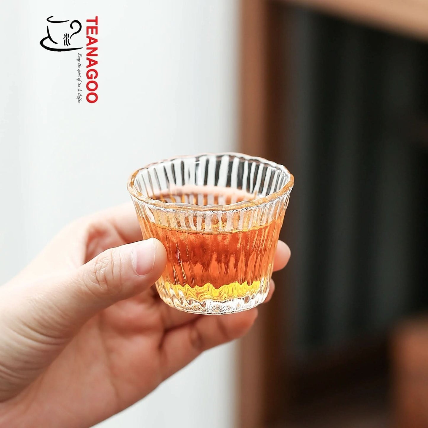 Heat Resistant Glass Tea Cup Handmade Gongfu Tea ware