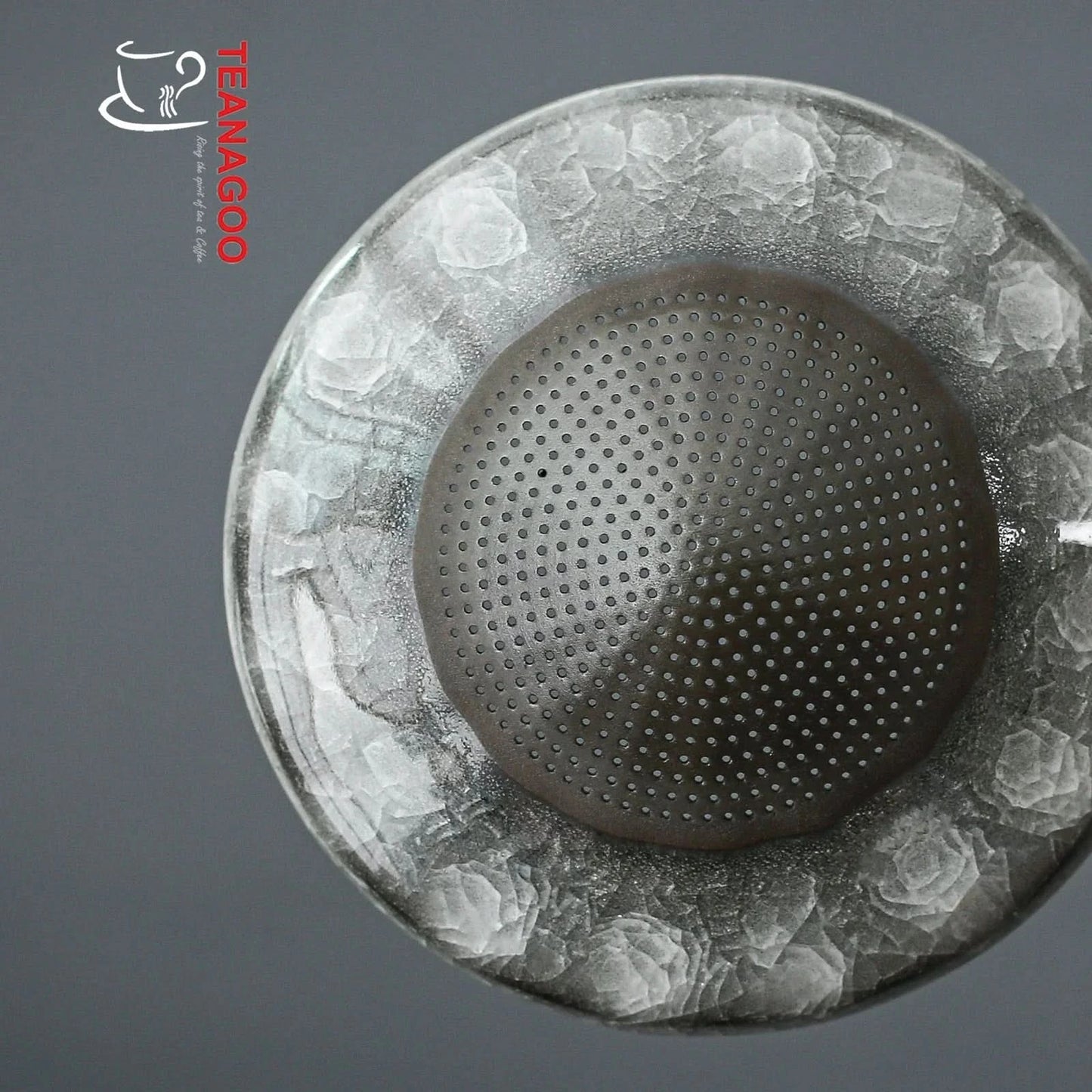 Ice Cracked Ceramic Tea Strainer Handmade Jianware Filter