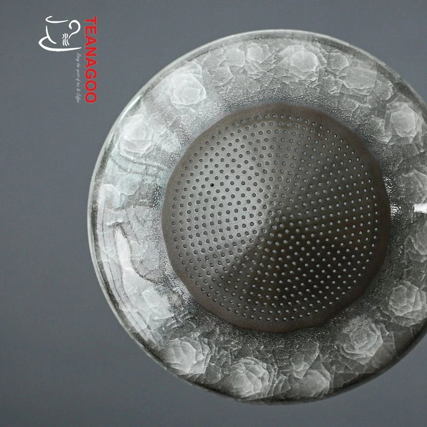 Ice Cracked Ceramic Tea Strainer Handmade Jianware Filter