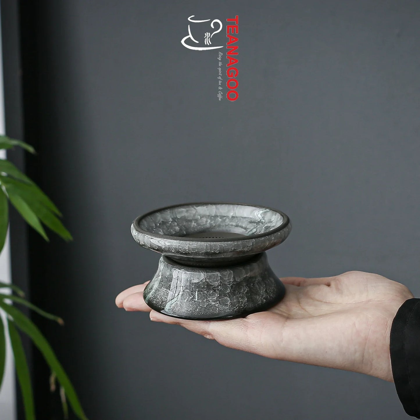Ice Cracked Ceramic Tea Strainer Handmade Jianware Filter