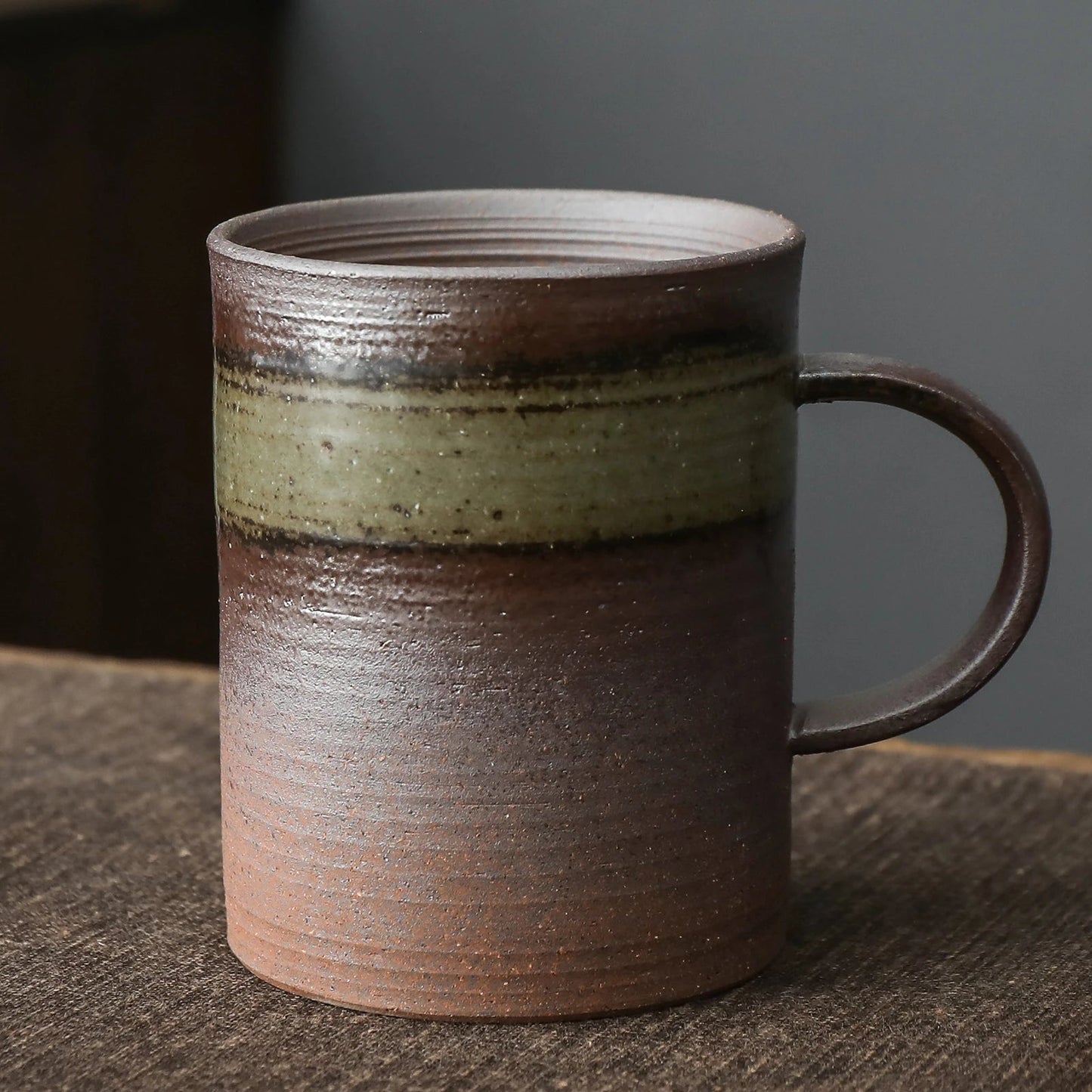 Pottery Clay Tea Cup Handcrafted Ceramic Coffee Mug 125ml