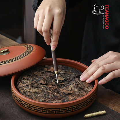 Professional Puerh Tea Cake Pick Tool Stainless Steel and wooden Tea Knife Tea Needle