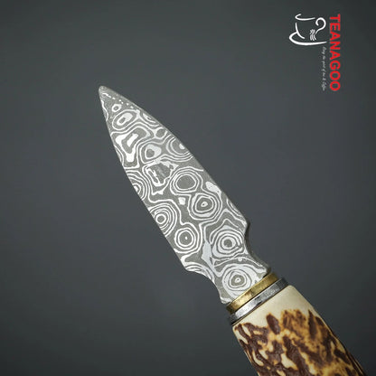 Professional Puerh Tea Cake Pick Tool Stainless Steel and wooden Tea Knife Tea Needle