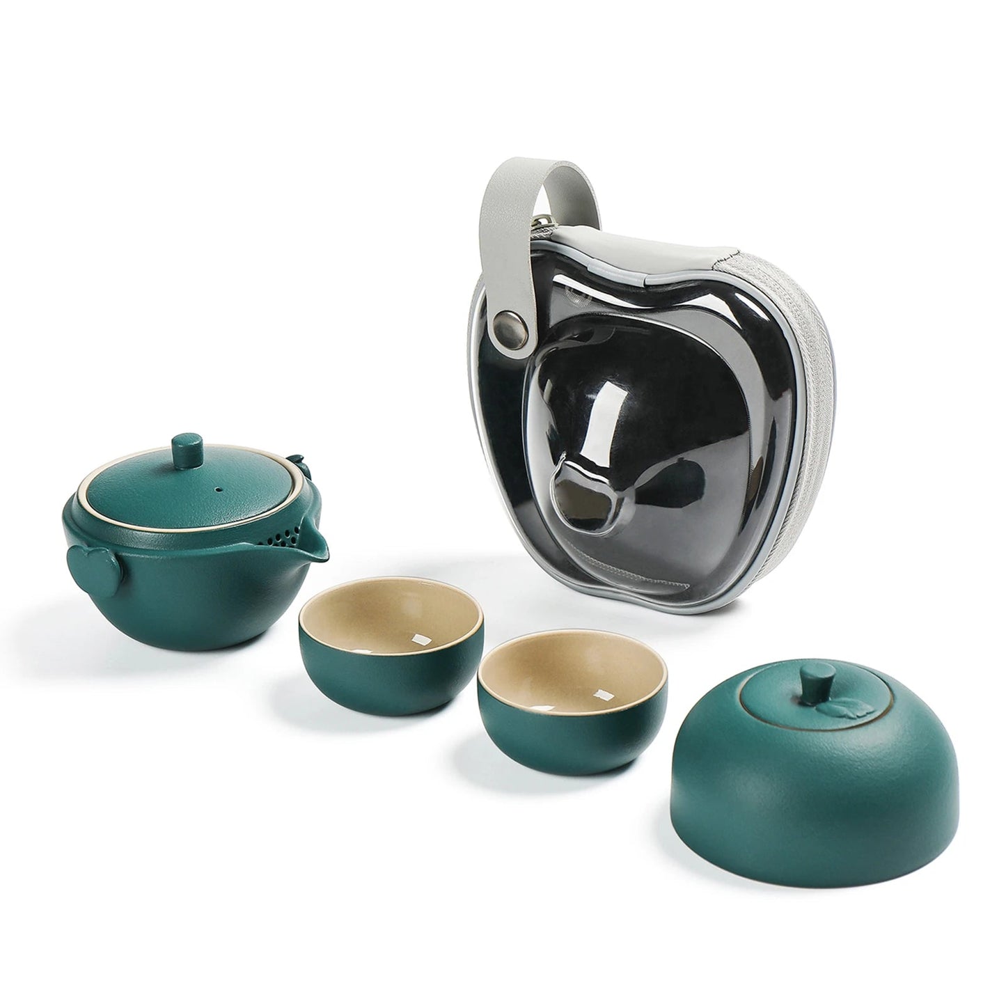 Portable Mini Travel Tea Set-Cue Apple (TS06)