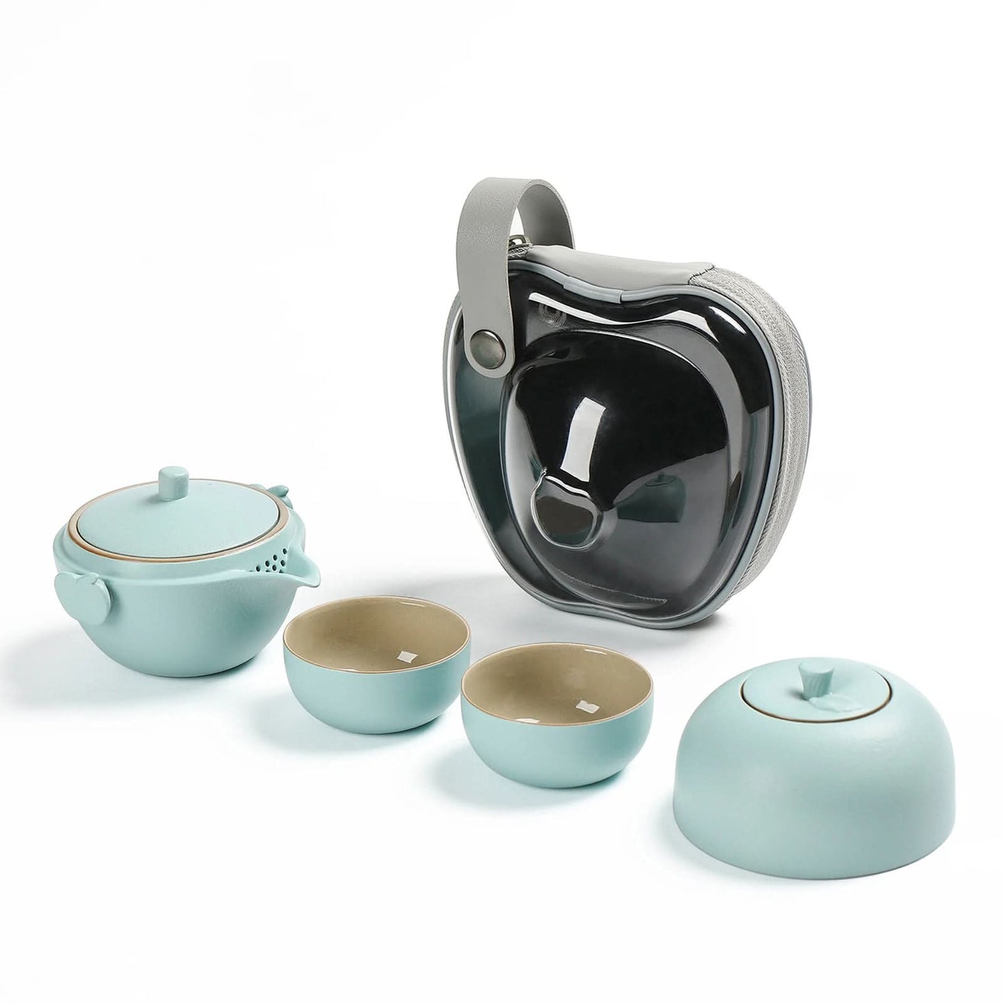 Portable Mini Travel Tea Set-Cue Apple (TS06)