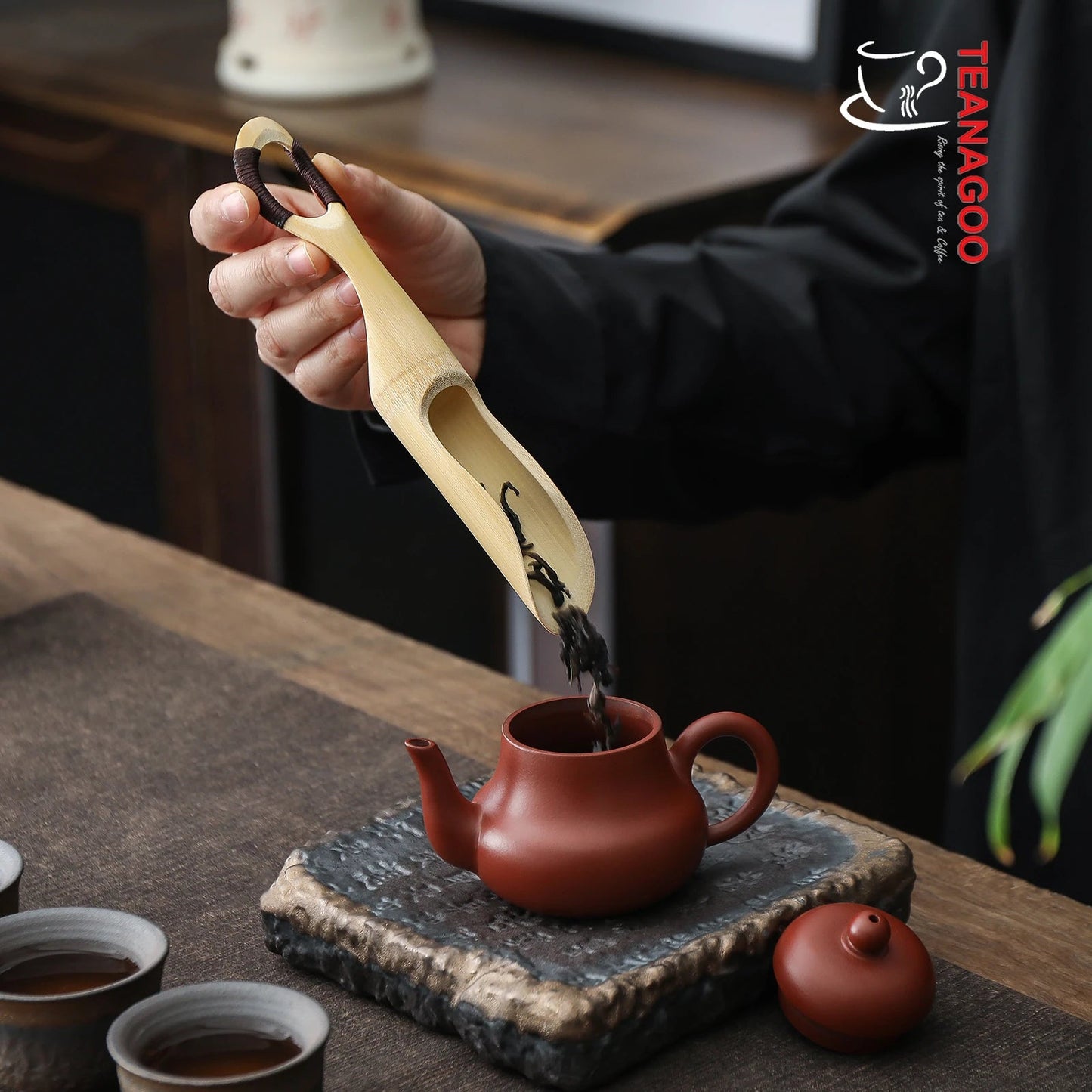 Ultra Light Bamboo Cha He Tea Holder Handmade Tea Accessories