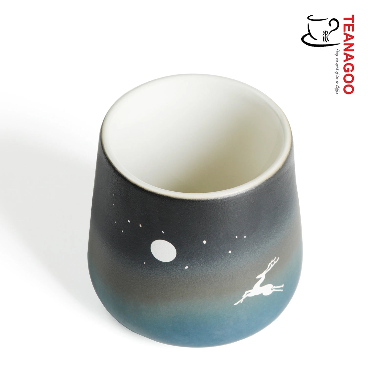 Elegant Moonlight Deer Double Walled Cup, 185 ML / 6.5 OZ - TEANAGOO
