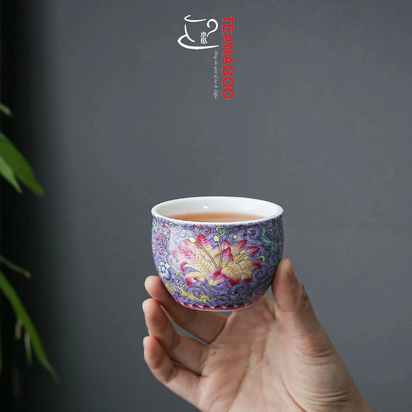 handcrafted ceramic tea cup 125ml enamel glazed porcelain